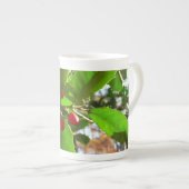 ホリ葉ー自然IIホリデイ植物学 ボーンチャイナマグカップ (正面右)