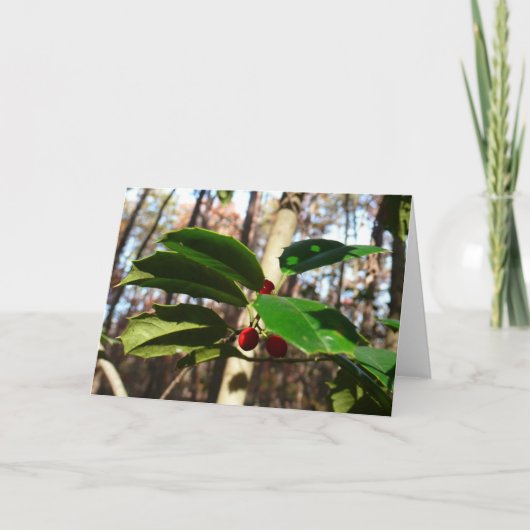 ホリ葉ーIホリデーボタニカル シーズンカード (正面)