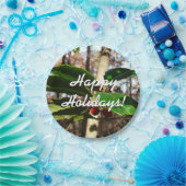 ホリ葉ーIホリデーボタニカル ペーパープレート (パーティー)