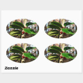 ホリ葉ーIホリデーボタニカル 楕円形シール (シート)