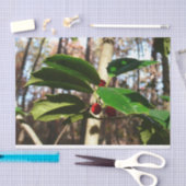 ホリ葉ーIホリデーボタニカル 薄葉紙 (クラフト)