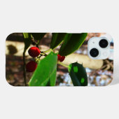 ホリ葉ーIホリデーボタニカル Case-Mate iPhoneケース (裏面 (横))