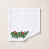 ホリ離れーベリークリスマスガーランド バスタオルセット (ウォッシュタオル)