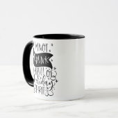 ホリ飲デイ・スピリットに満ちていない |ドリンククリスマス マグカップ (正面左)