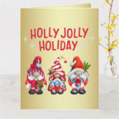 ホリ- ジョリ- ホリデ- ノーム     カード (黄色い花)