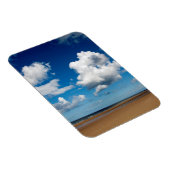 ホルカムビーチノーフォークイングラスポスタクラシックーラウンド マグネット (右側)