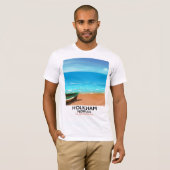 ホルカム ノーフォーク ビーチ 旅行ポスター Tシャツ (正面フル)
