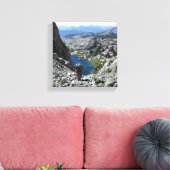 ホルコーム湖 – アンセルアダムス荒野 – シエラ キャンバスプリント (インサイチュ (リビング))