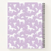 ホルサーディン名前をカスタムする馬術ギフト ノートブック (裏面)