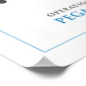 ホルサ滑空機 – ペガサス橋 ポスター (角)