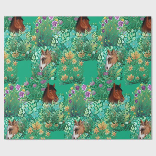 ホルシのまわりにング ラッピングペーパー (フラット)