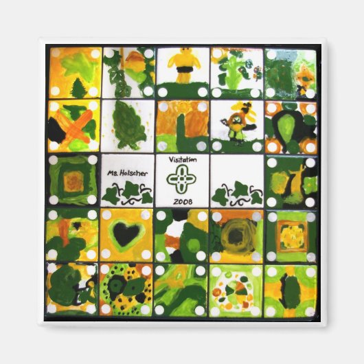 ホルシャー夫人の級磁石 マグネット (正面)