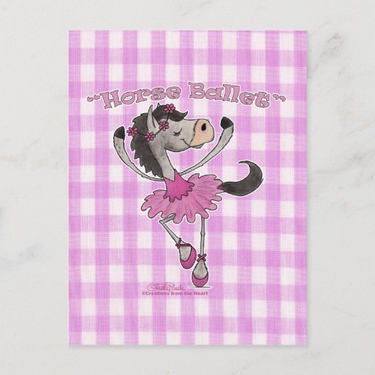 ホルシュタイナーホースバレエ ポストカード (正面)
