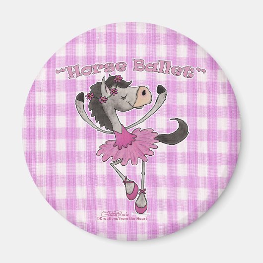 ホルシュタイナーホースバレエ マグネット (正面)