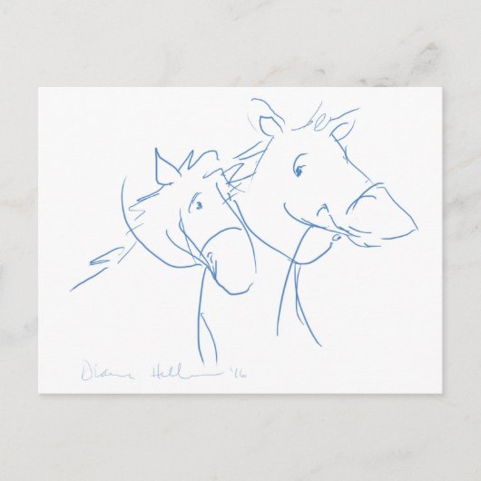 ホルシンのまわりにスカード ポストカード (正面)