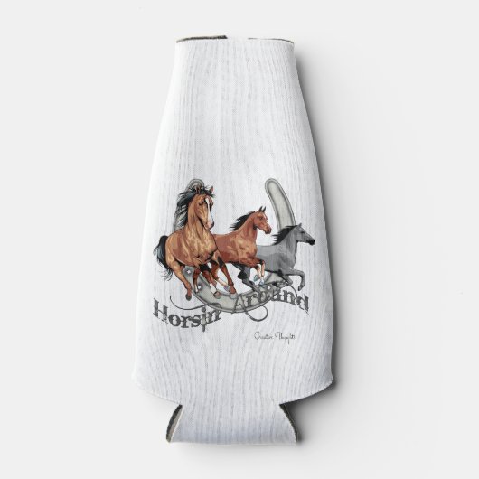 ホルシンのまわりに馬好きギア ボトルクーラー (正面)