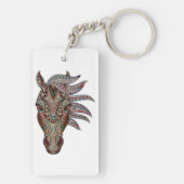 ホルシーポップ・アートのキーチェーン キーホルダー (裏面)