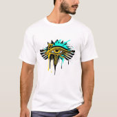ホルスとアヌビスのエジプト神話Tシャツ Tシャツ (正面)