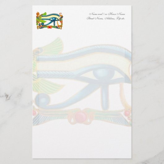 ホルスのすべての目 便箋 (正面)