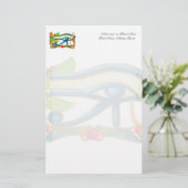 ホルスのすべての目 便箋 (スタンド正面)