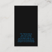 ホルスのエジプトの目 – ワジェットオーナメント 名刺 (裏面)