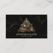 ホルスのエジプトの目 – ワジェットオーナメント 名刺 (正面)