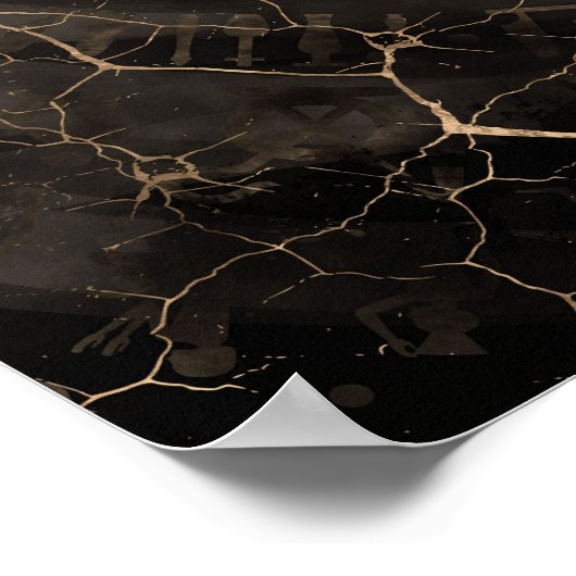 ホルスのエジプトの目 – Wadjetデジタルアート ポスター (角)