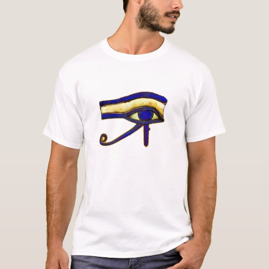 ホルスの古代エジプトの目 Tシャツ (正面)
