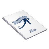 ホルスの古代パーソナライズされた眼 ノートブック (右側)