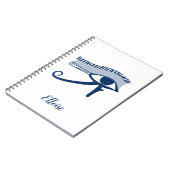 ホルスの古代パーソナライズされた眼 ノートブック (左側)