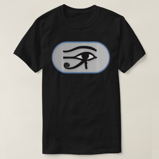 ホルスの目ラの目 Tシャツ (デザイン正面)