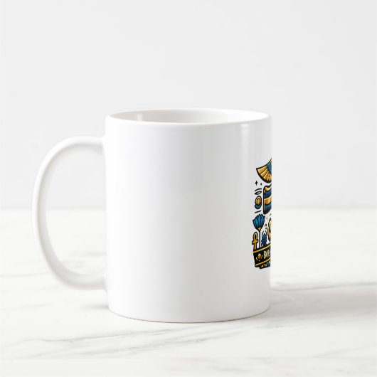 ホルスの目 古代エジプト コーヒーマグ コーヒーマグカップ (左)