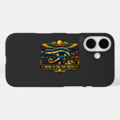 ホルスの目 古代エジプト スマホケース Case-Mate iPhoneケース (裏面 (横))