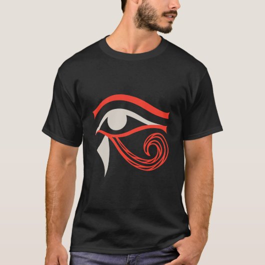 ホルスの目 - 守護の象徴 Tシャツ (正面)