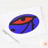 ホルスの眼 楕円形シール (封筒)