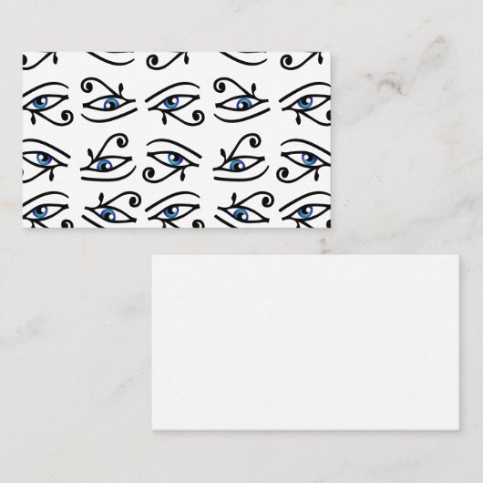 ホルスまたはワジェットのエジプトの目 名刺 (正面/裏面)
