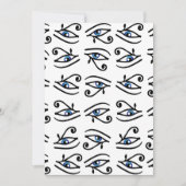 ホルスまたはワジェットのエジプトの目 招待状 (正面)