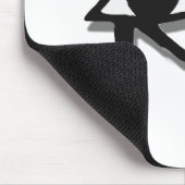 ホルスエジプトの目印インクスケッチ マウスパッド (コーナー)