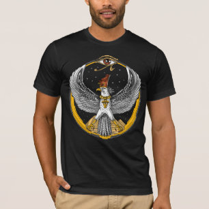 ホルスエジプト《鳥》ハヤブサ神 Tシャツ