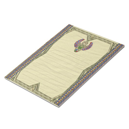 ホルススカラブの目 ノートパッド (アングル)