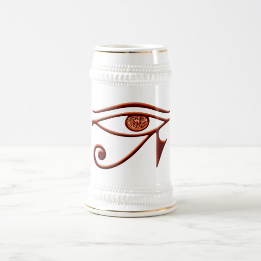 ホルススタインの燃えるような目 ビールジョッキ (中央)