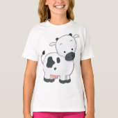 ホルスタインの子牛 Tシャツ (正面)