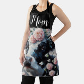 ホルスタインカウインフラワーズファームハウス絵画ズ エプロン (インサイチュ)