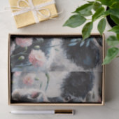 ホルスタインカウインフラワーズファームファームハウスデコページ 薄葉紙 (ギフト)