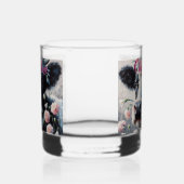 ホルスタインカウカーネーションズファームハパーソナライズされたウス ウイスキーグラス (左)