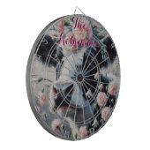 ホルスタインカウカーネーションズファームハパーソナライズされたウス ダーツボード (正面左)