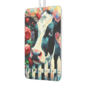 ホルスタインカウピケットフェンスレッドローゼブラックレッド カーエアーフレッシュナー (左)