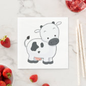 ホルスタインカーフ スタンダードランチョンナプキン (インサイチュ)