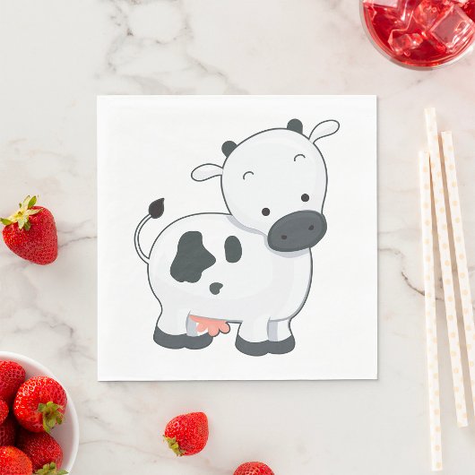 ホルスタインカーフ スタンダードランチョンナプキン