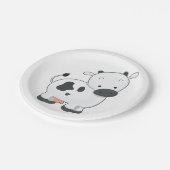 ホルスタインカーフ ペーパープレート (アングル)